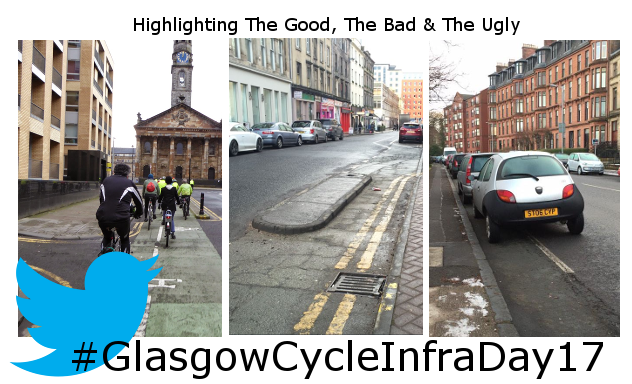 Today is #GlasgowCycleInfraDay17