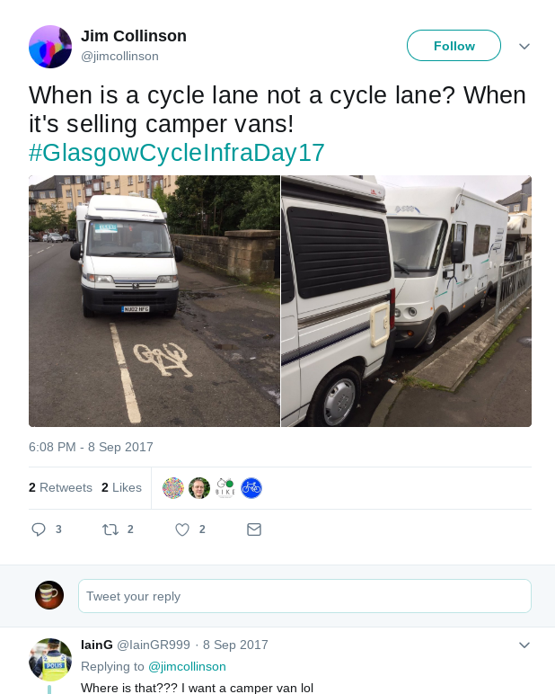 #GlasgowCycleInfraDay18 ** this Friday 7th September **