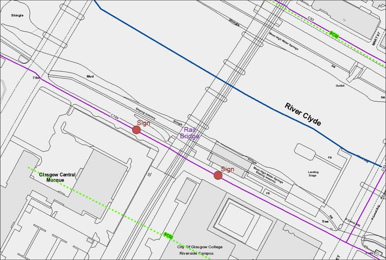 Notice of Works on Union Rail Bridge, Adelphi Street