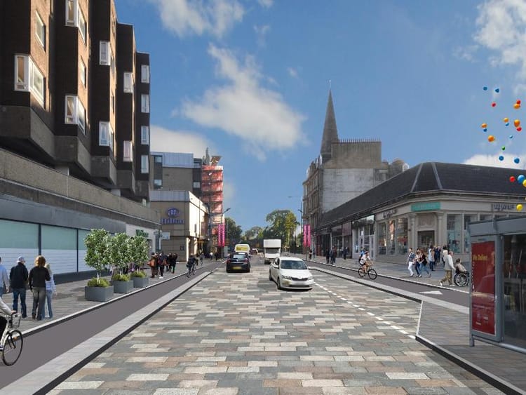 **Success!!** Byres Road Designs With Segregated Cycle Lanes Have Been Approved!!!