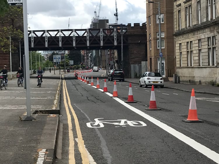 Cycling in Glasgow - a major update, apologies for the hiccup yesterday