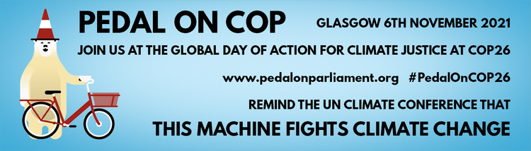 Join us to Pedal on COP this Saturday!