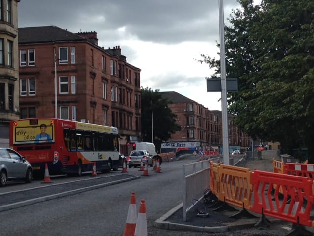 Clyde Tunnel, southbound exit - how to get out!