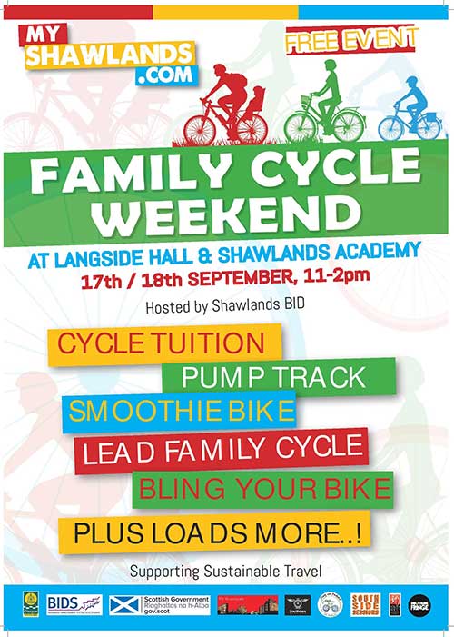 Shawlands Family Cycle Weekend, 17-18 September