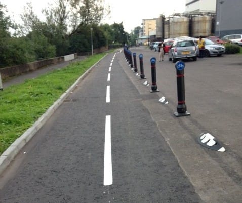 Glasgow Green - a diversionary route!