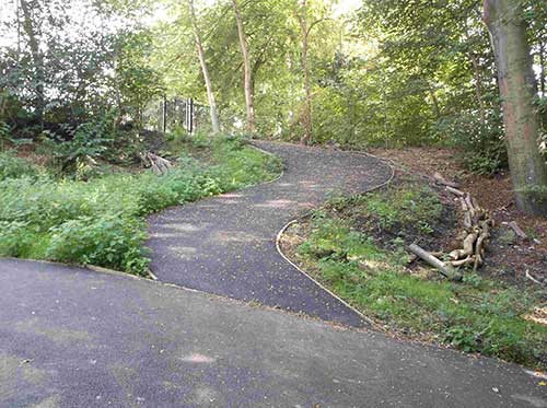 Hazardous foot/cycle path: exposed and now closed!