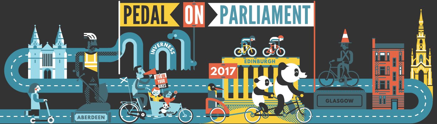 Pedal on Parliament comes to Glasgow, Sunday 23 April, 1pm