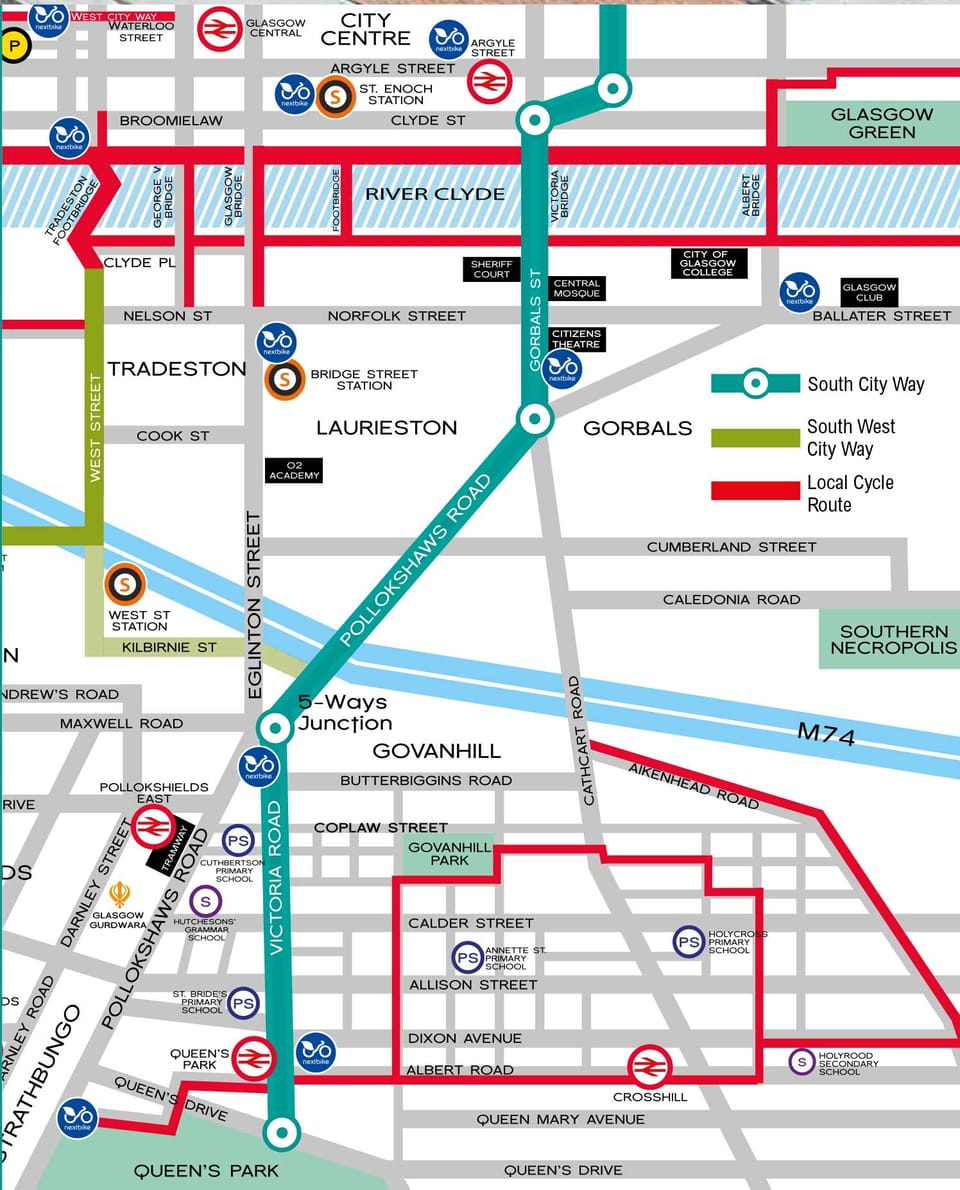 Consultations Extra!  Glasgow's SOUTH CITY WAY events Monday 14 and Tuesday 15 May