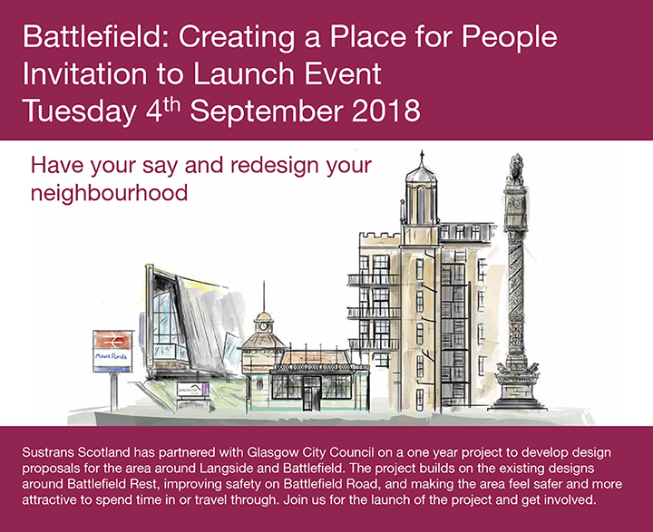 Consultation Extra: Glasgow Battlefield Re-design Event Tuesday 04 September