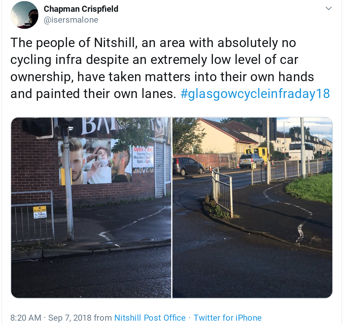 #GlasgowCycleInfraDay19 this Friday