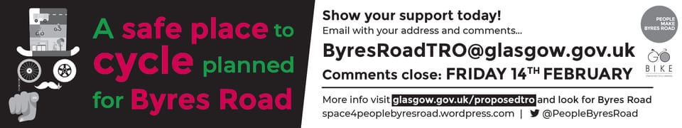 Byres Road TROs Need Your Support