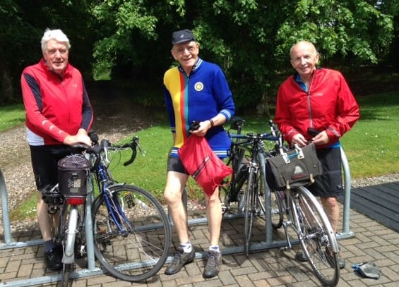 A cycling legend: An 80 mile bike ride for an 80th birthday.