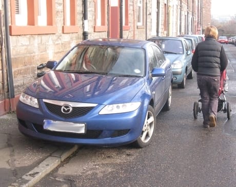 Pavement parking Scotland