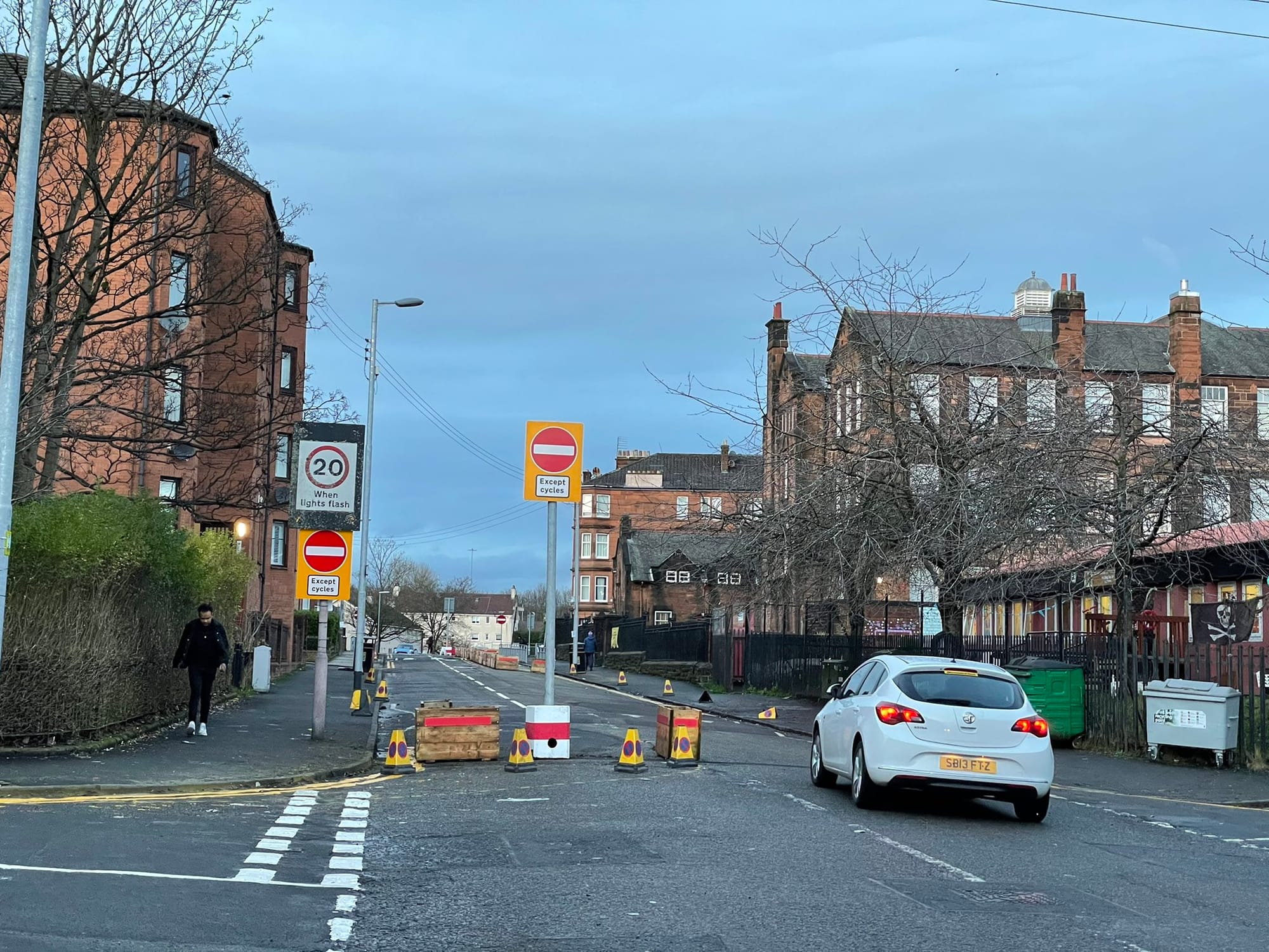 New 1-way on Armadale St, Dennistoun