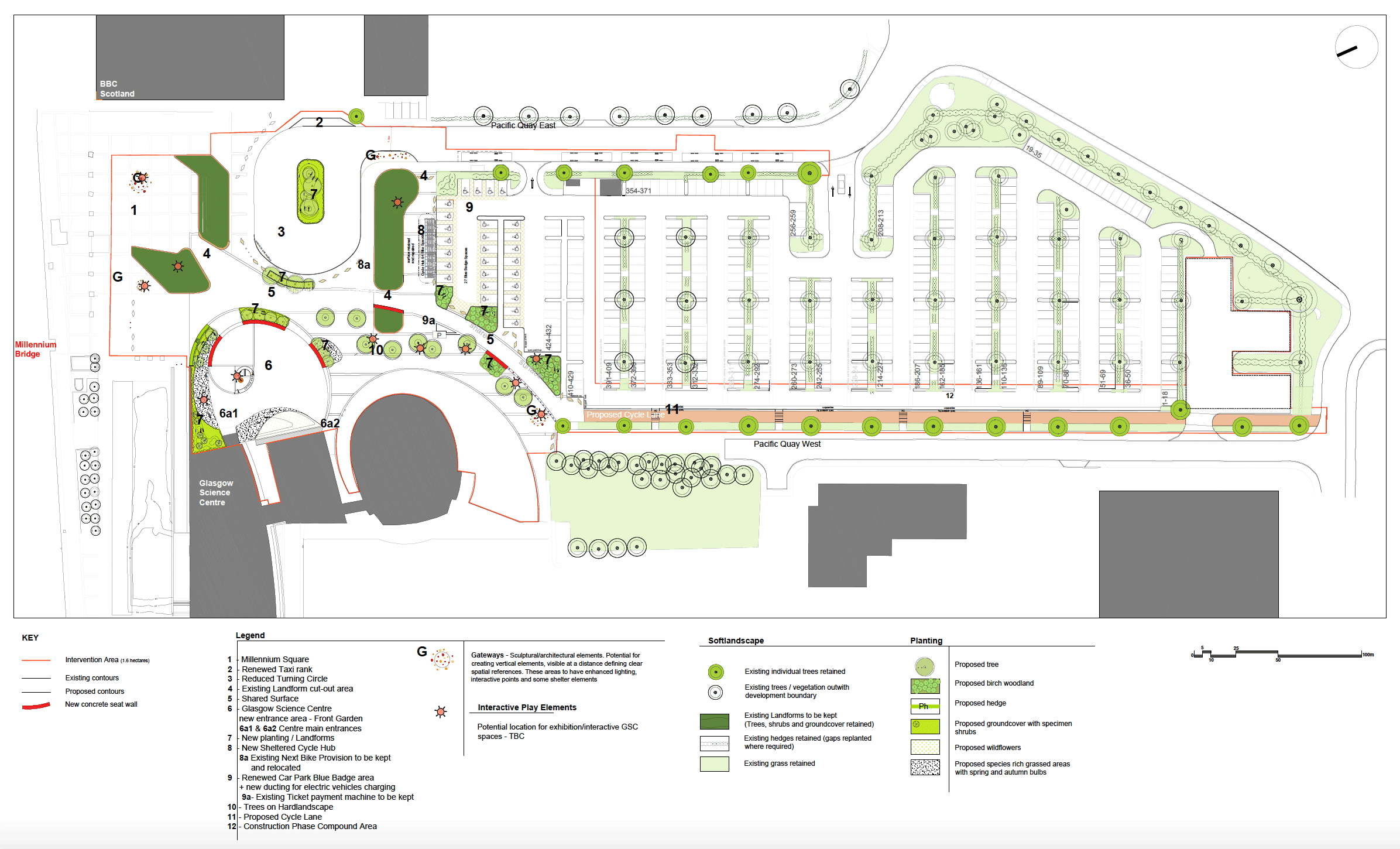 Science Centre proposed landscaping