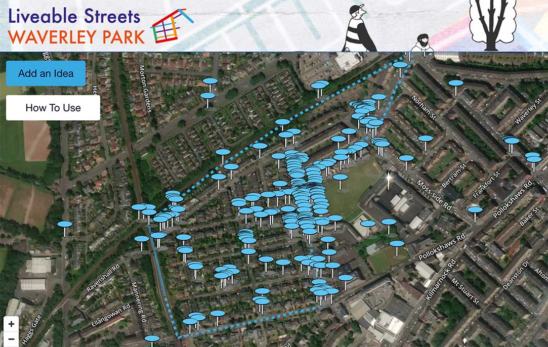 Waverley Park map