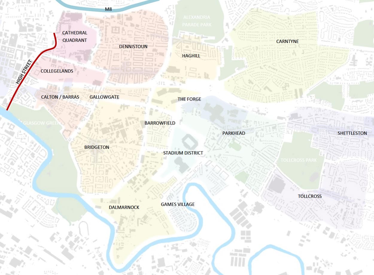 Inner East map