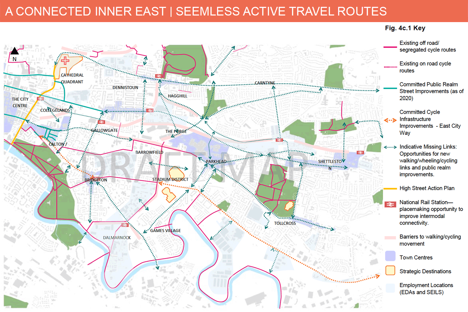 Map: Connected Inner East