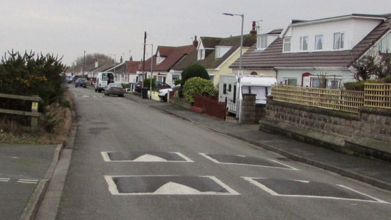 Speed bumps (Marine Road East, Prestatyn)