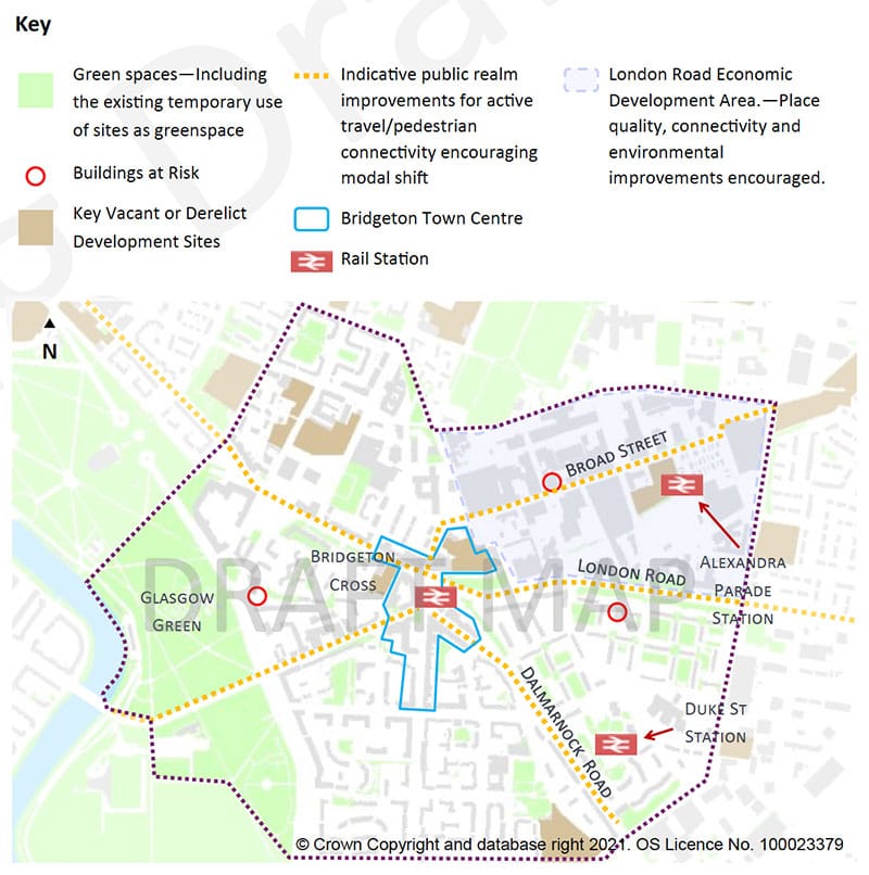 Bridgeton map with mistakes