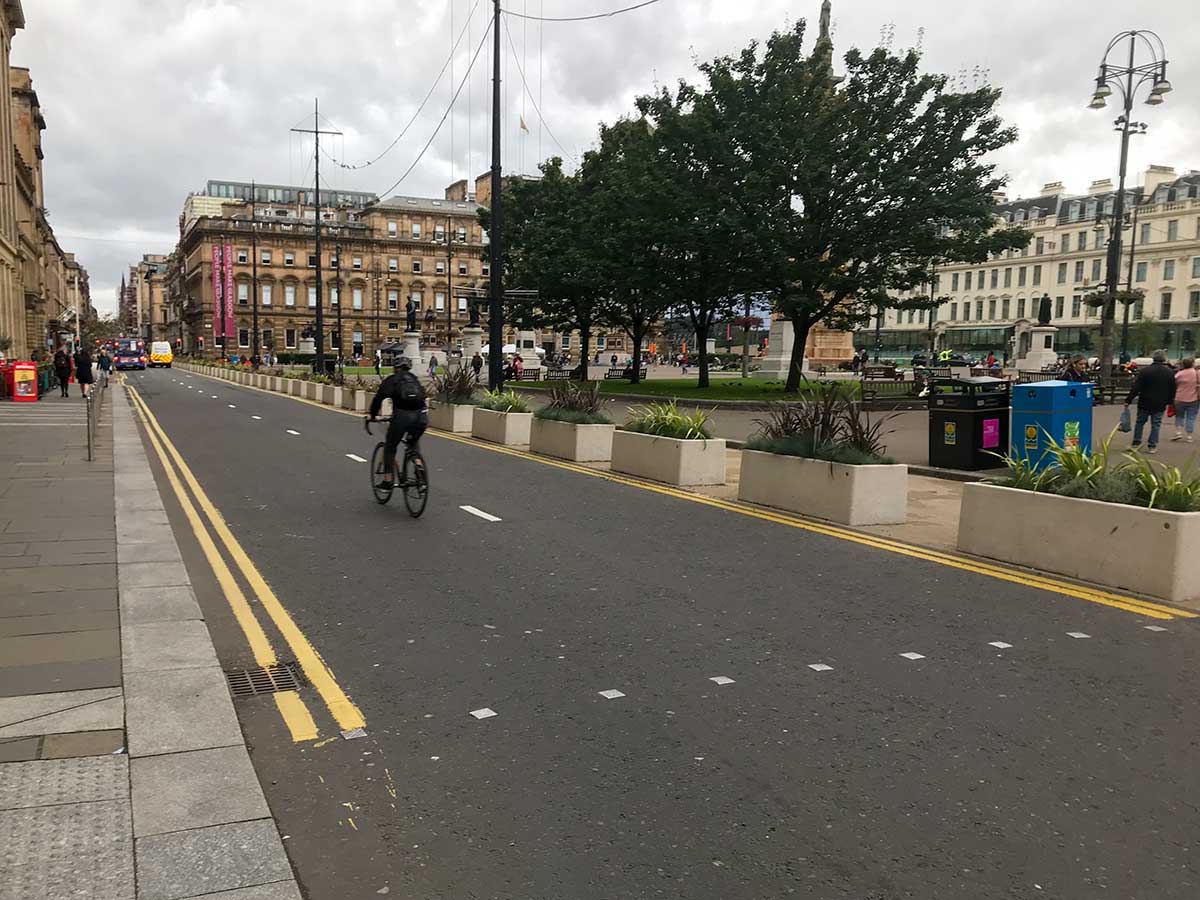 George Square planters