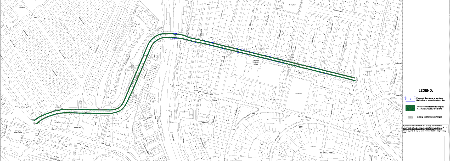 Clarence Dr map