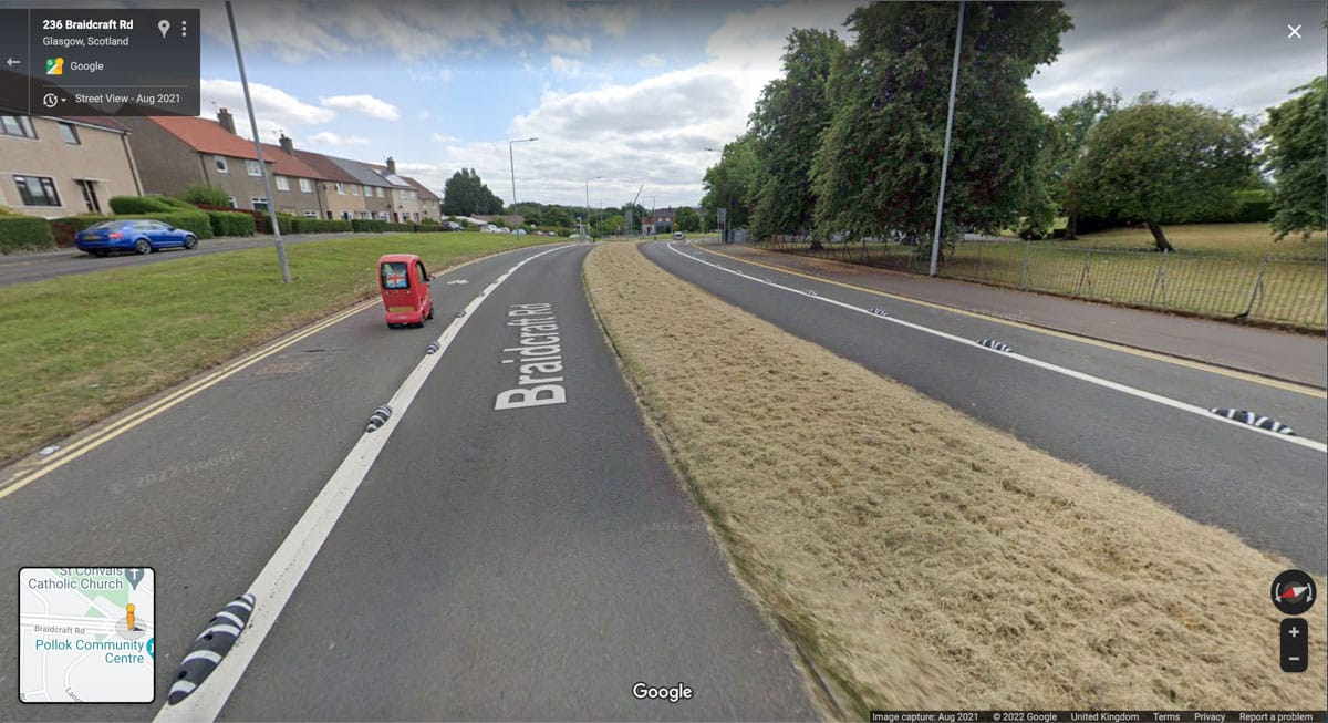 Braidcraft Road on StreetView