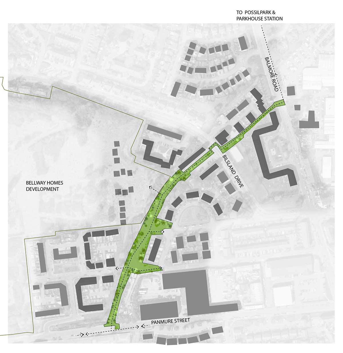 Map of the Dummy Railway path