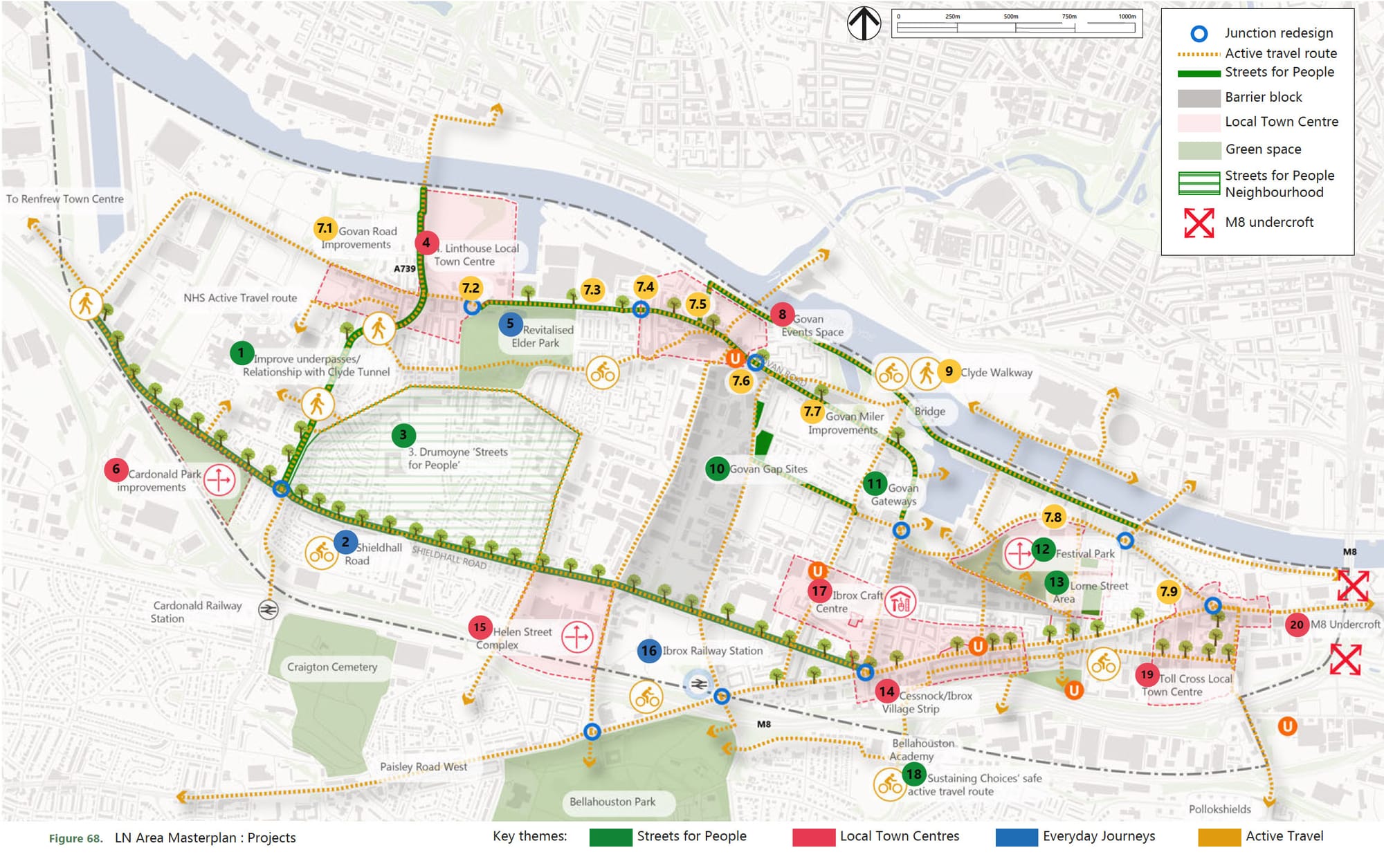 Govan Kingston projects map