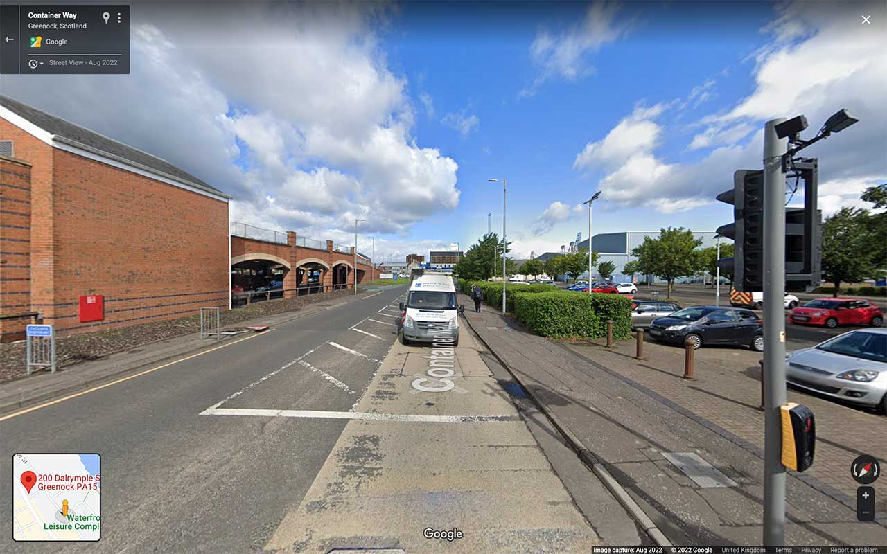 Container Way, Greenock (StreetView)