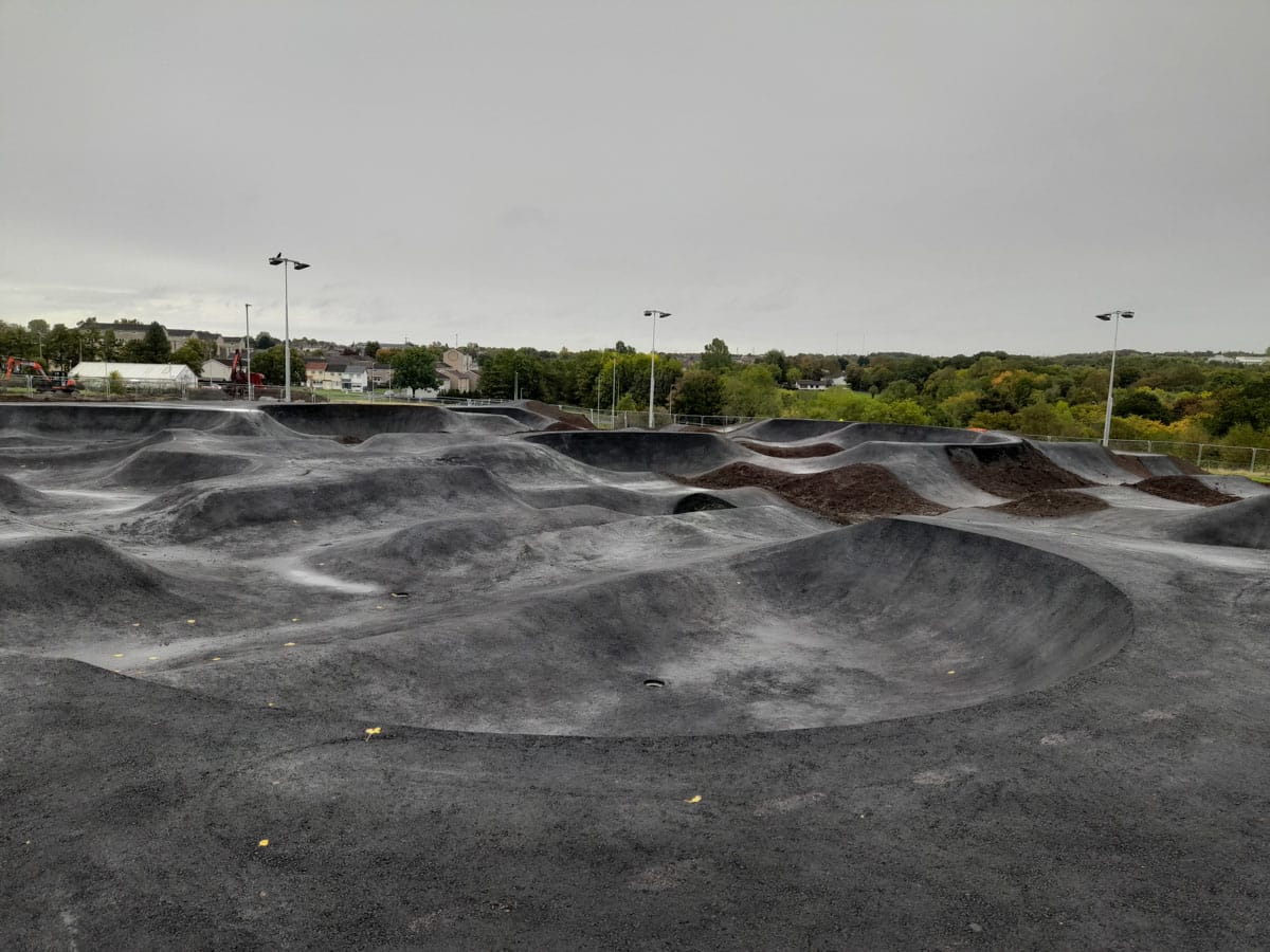 Bellshill Pumptrack under construction