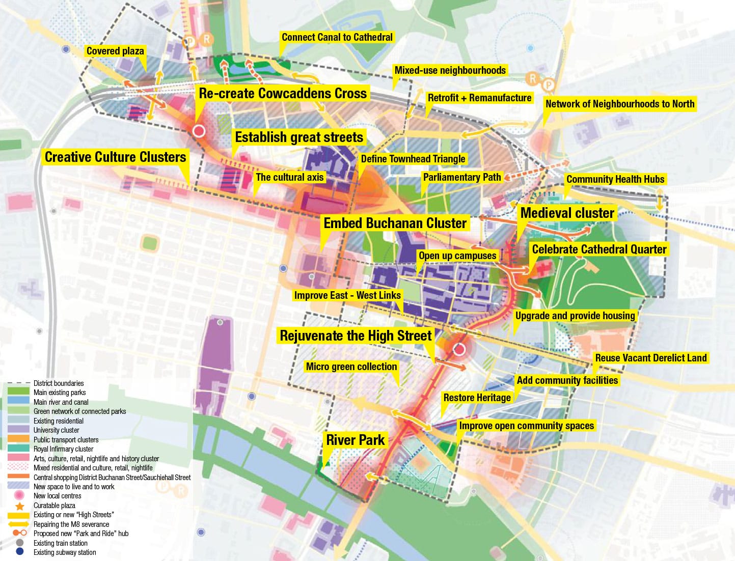 North-East DRFs themes map