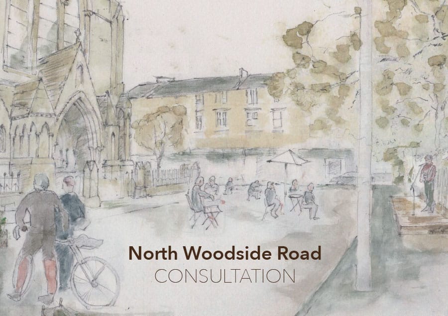 North Woodside Rd consultation postcard front