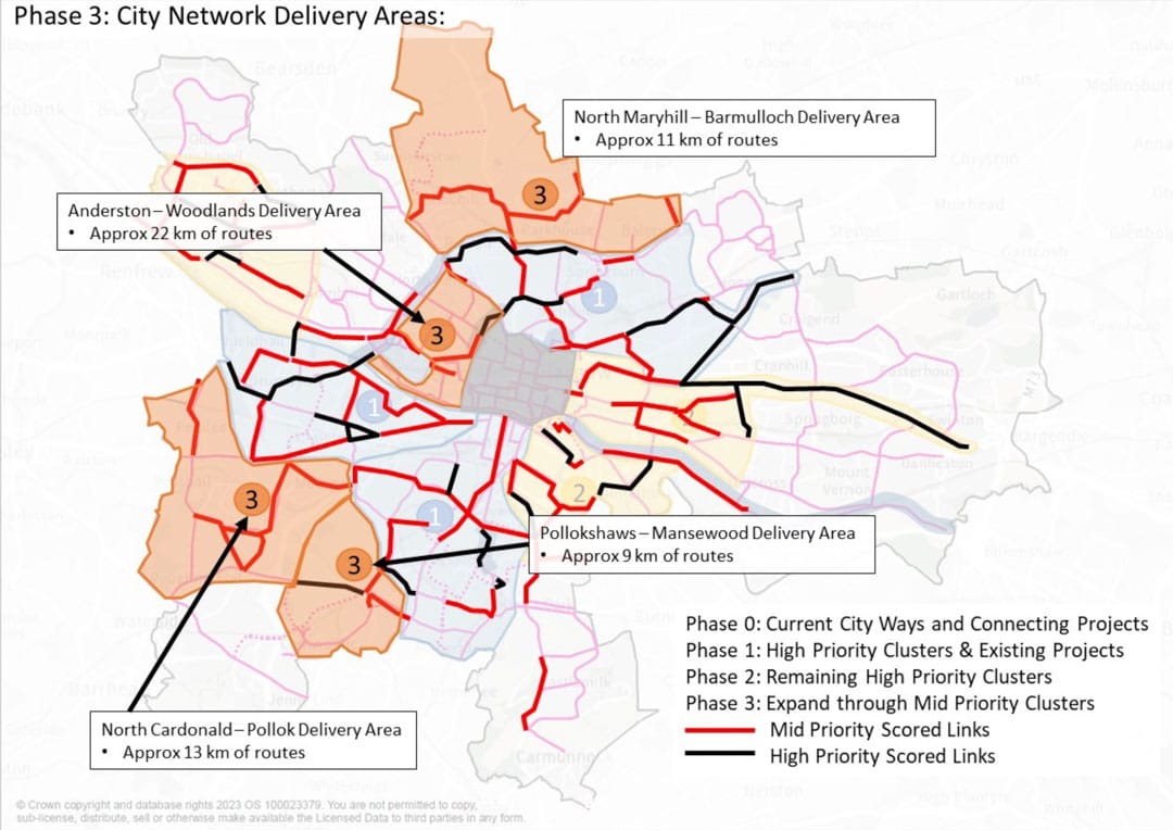 City Network Phase 3 map