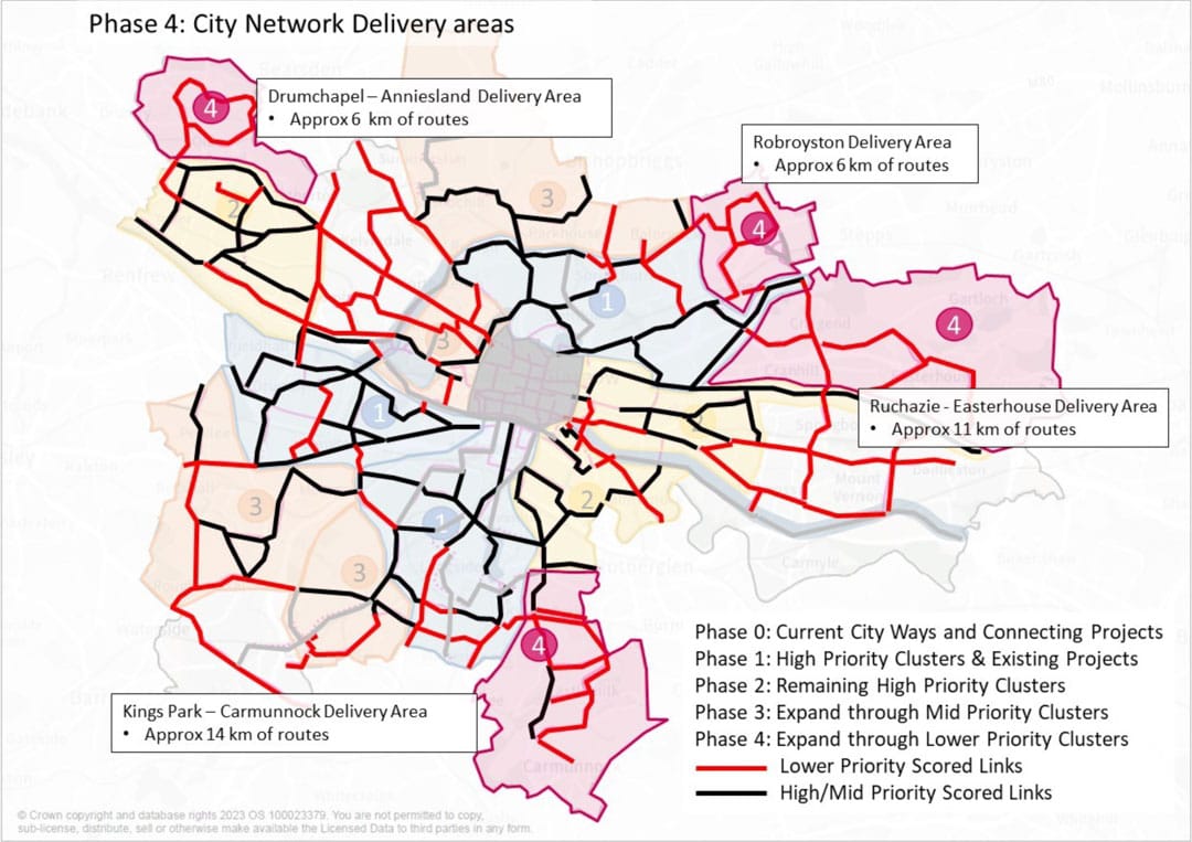 City Network Phase 4 map