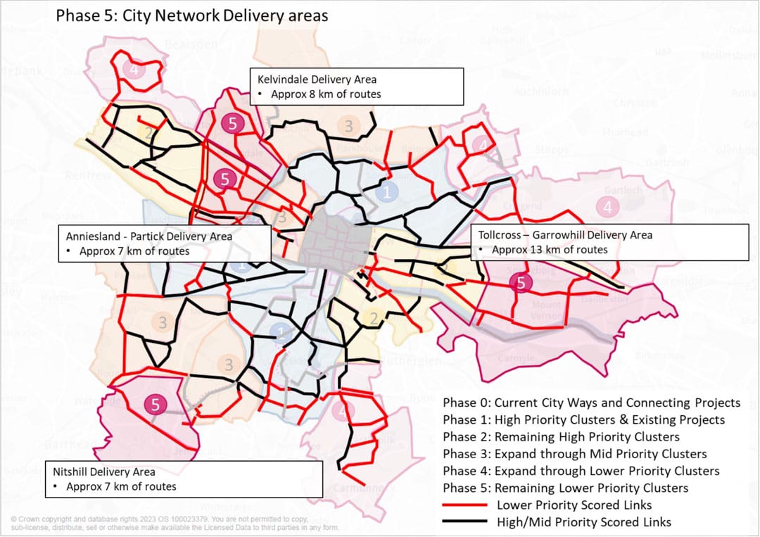 City Network Phase 5 map