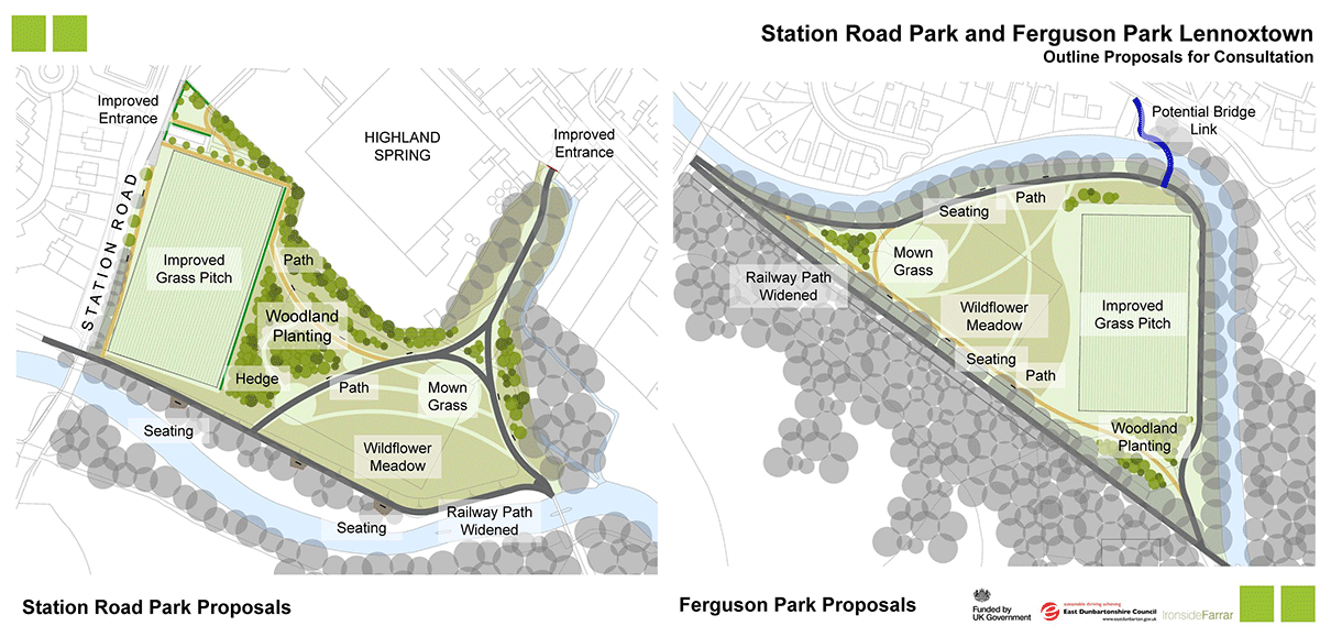 Station Road and Ferguson Park proposals