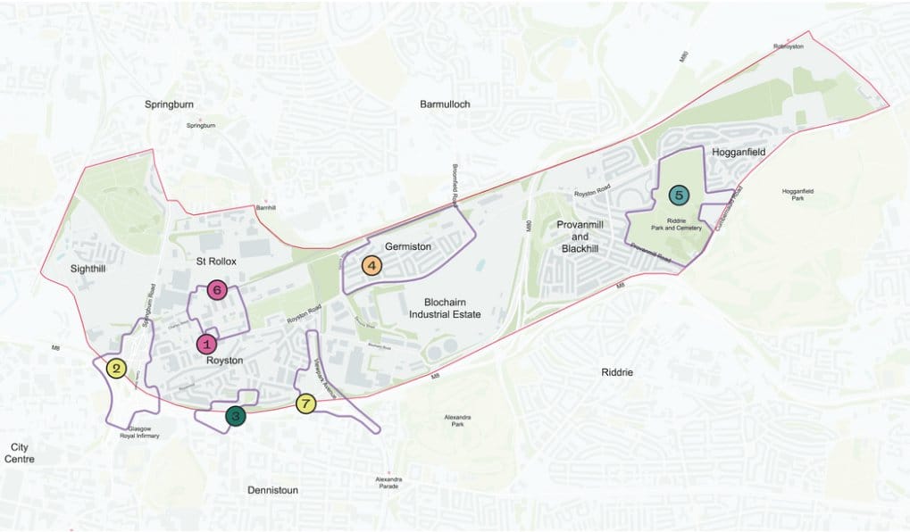 Royston to Hogganfield LN - map of proposed projects