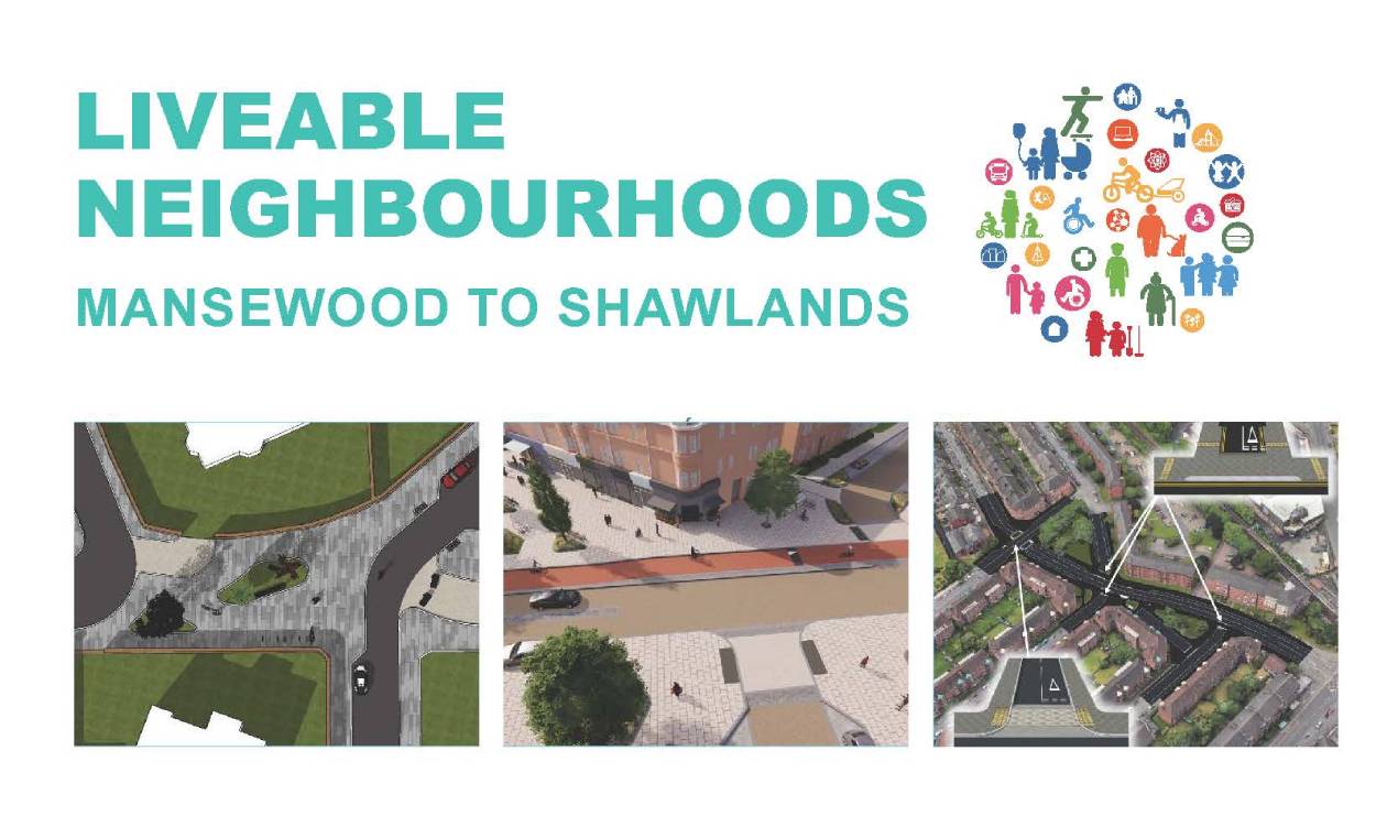 Mansewood to Shawlands Liveable Neighbourhoods – preview of three plans