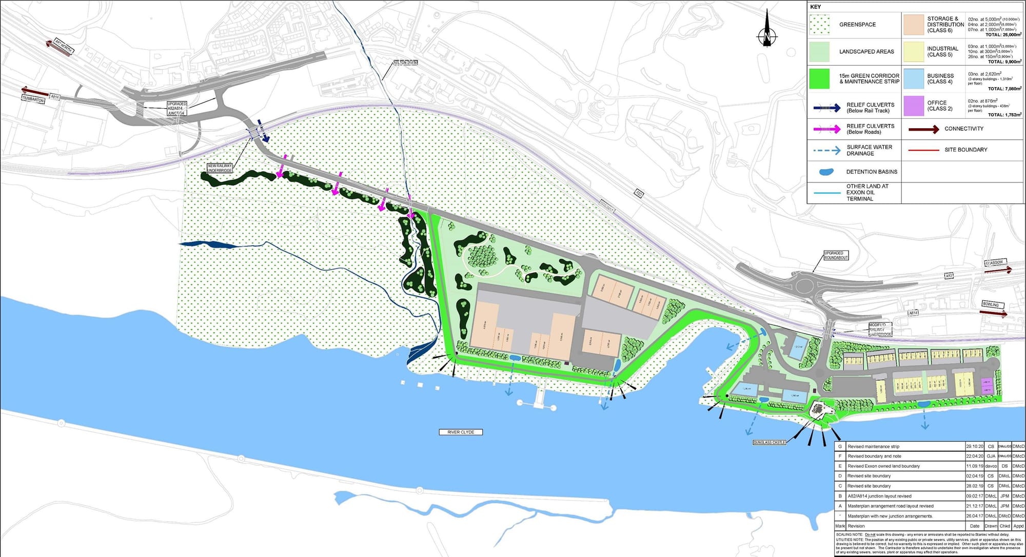 Plan of proposed development at former ExxonMobil oil terminal